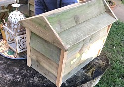 Post box, up cycled, weathered and classy